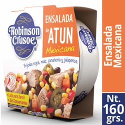 Ensalada de Atún Robinson Crusoe Mexicana 160 g neto