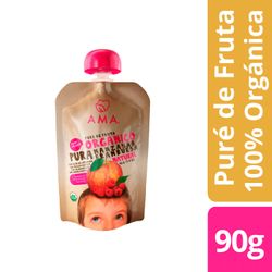 Puré Orgánico Ama Manzana y Frambuesa 90 g