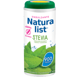 Endulzante Naturalist Stevia 900 Tabletas