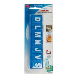 Organizador de Medicamentos para La Semana con Seguro para Niños