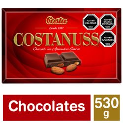 Chocolate de Leche Costa Nuss 530 g