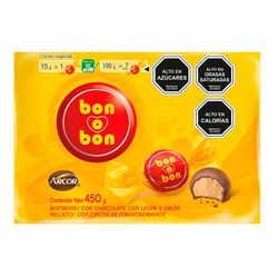 Chocolate de Leche Bon O Bon 450 g