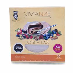 Discos de Oblea Vivianne 210 g 20 un.