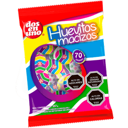 Huevitos de Chocolate Dos en Uno 357 g 70 un.