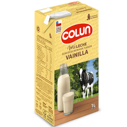 Leche Colun Semidescremada Vainilla 1 L