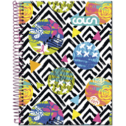 Cuaderno Top Femenino 150 Hojas Cuadriculadas 7 mm (surtido)