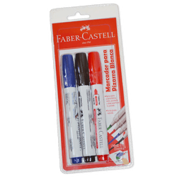 Marcador de Pizarra Faber-Castell 3 un.