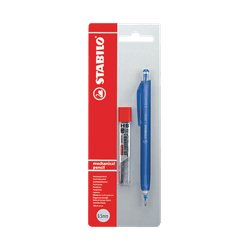 Portamina Stabilo diseño 3555, 0.5 mm, incluye minas de repuesto
