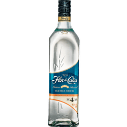 Ron Flor de Caña Blanco 4 Años Extra Dry 750 cc