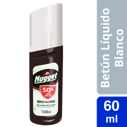 Betún Líquido Calzado Nugget Blanco 60 cc