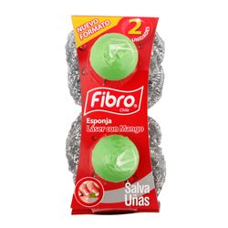 Esponja Fibro Laser con Mango 2 un.