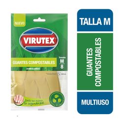 Guantes Compostable Bio Virutex Clásica Talla M