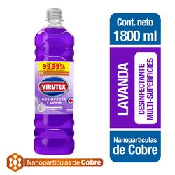 Limpiador Líquido Desinfectante Virutex Lavanda 1.8 L