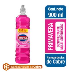 Limpiador Líquido Desinfectante Virutex Primavera 900 ml