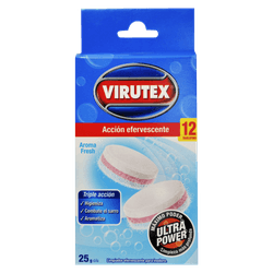Tabletas Virutex Quita Sarro Inodoro 12 un.
