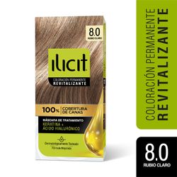 Tintura Ilicit Máximo Brillo 8/0 Rubio Claro