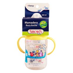 Mamadera Simond's Modelo Fansy Boca Ancha 260 ml
