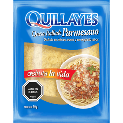 Queso Parmesano Quillayes Envasado Rallado 40 g