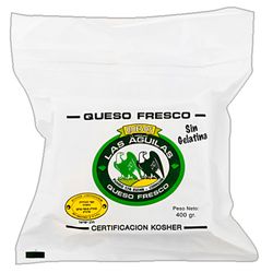 Queso Fresco Kosher Las Aguilas Envasado Trozo 400 g