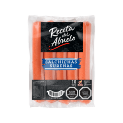 Salchicha Sureña Receta del Abuelo 500 g 10 un.