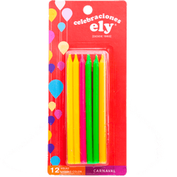 Vela Celebraciones Ely Largas 12 un.