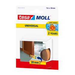 Burlete de Puerta Tesa Tesamoll 9 mm 1 m café