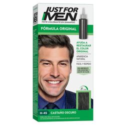 Shampoo Colorante Just For Men Castaño Oscuro 31 ml