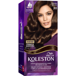 Tintura Koleston Single Castaño Oscuro N°30 + Activador