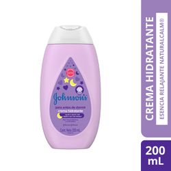 Crema Hidratante Bebés Johnson's Antes de Dormir 200 ml