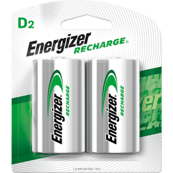 Pilas Recargables Energizer D2 - 2 un.
