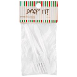 Set Cubiertos Desechables Drop It! 3 un.