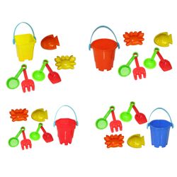 Balde de Playa con 6 Accesorios (surtido)