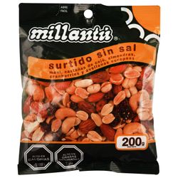 Surtido Sin Sal Millantú 200 g