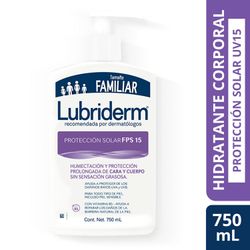 Crema Corporal Lubriderm Protección Solar UV 15 - 750 ml