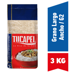 Arroz Grado 2 Tucapel Grano Largo 3 kg