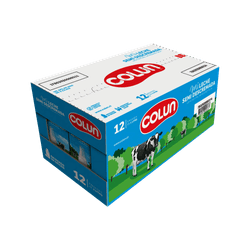 Pack 12 un. Leche Colun Semidescremada Sin Tapa 1 L