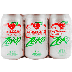 Pack 12 un. Bebida Guaraná Zero 350 cc