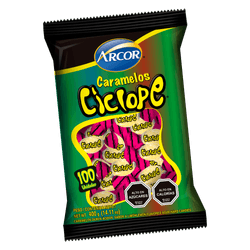 Caramelos Halloween  Dos en Uno Cíclope 200 gr