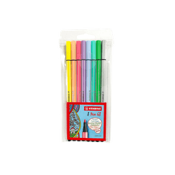 Pack Stabilo Pen 68 Pastel 8 Colores