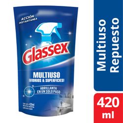 Limpiador Glassex Multiuso Doypack 420 ml
