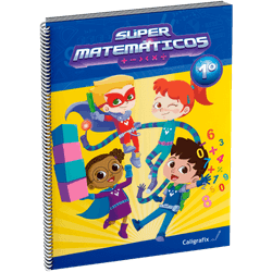 Libro Caligrafix Súper Matemáticos 1