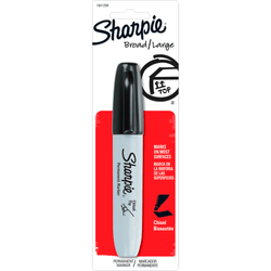 Marcador Sharpie Chisel Biselado Negro 1 un.