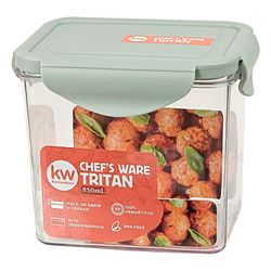 Hermético Tritan Rectangular 850 ml