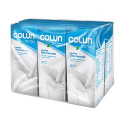Pack 6 un. Leche Colun Descremada 200 ml
