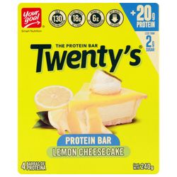 Barra Proteína Your Goal Twenty's Lemon Cheescake 4 un.