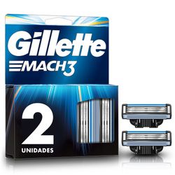 Repuestos Máquina de Afeitar Gillette Mach3 - 2 un.