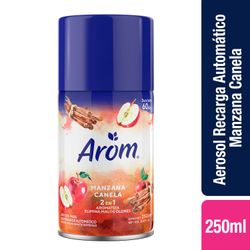 Desodorante Ambiental Arom Automático Recarga Manzana Canela 250 ml