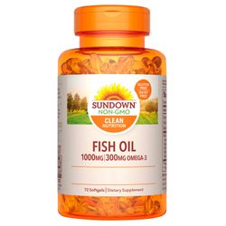 Fish Oil 1000 Mg 72 Soft