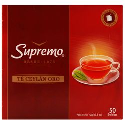 Té Ceylán Supremo Oro 50 un.