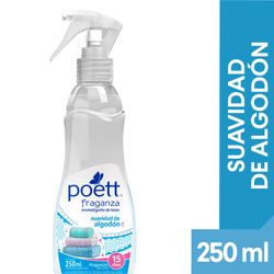 Aromatizante de Telas Poett Suavidad de Algodón 250 ml